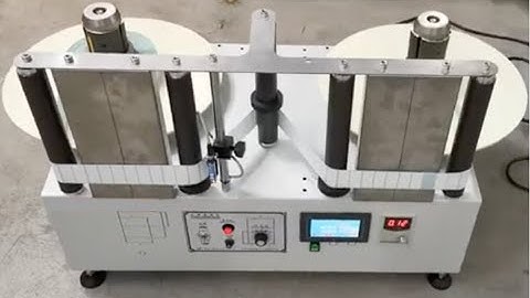 ES 450TT Inspection & doctoring tabletop rewinder for Labels