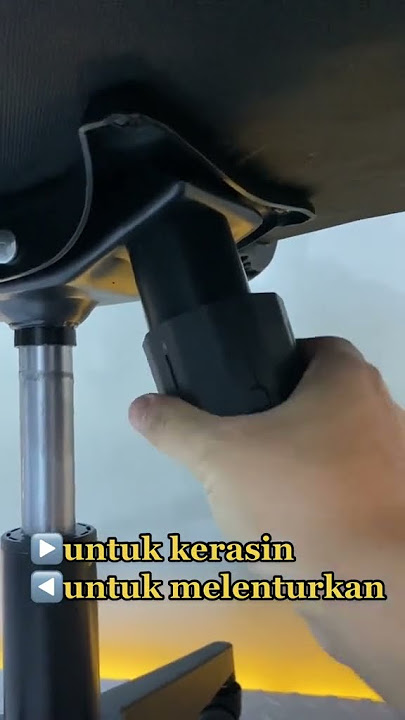 fungsi tilting control pada kursi kerja kantor, cek bawah kursi kamu ada fitur ini gak?