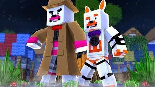 Detective Funtime Foxy Protects Lolbit in Murder Mystery (Minecraft Fnaf Roleplay Adventure)