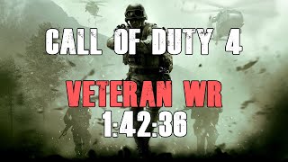 Call of Duty 4: Modern Warfare - Veteran Speedrun World Record 1:42:36