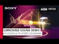 Virtual surround sound demo for the hta5000 and hta7000 soundbar  sony