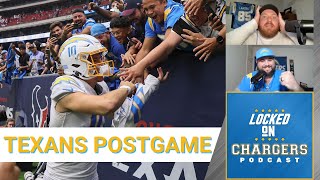 Chargers Postgame: Justin Herbert Clutch Late, Los Angeles Dodges Bullet Against Texans