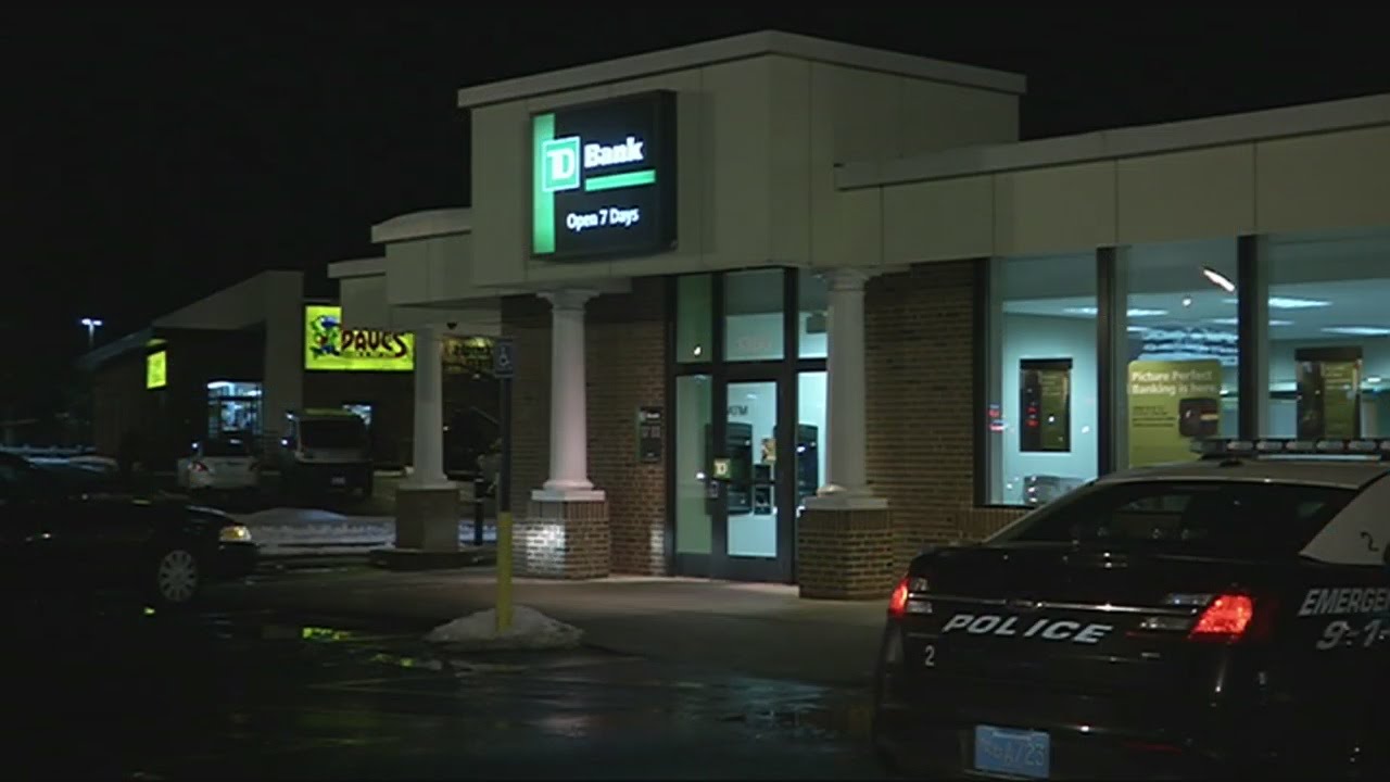 Police searching for an armed suspect who robbed a TD Bank - YouTube
