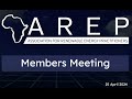 AREP Online Members Meeting Recording: 25 April 2024