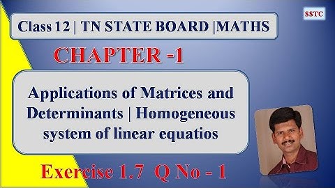 Class 12 Maths |Chapter 1| Application of Matrices and Determinants| Exercise 1.7  Q.No.2