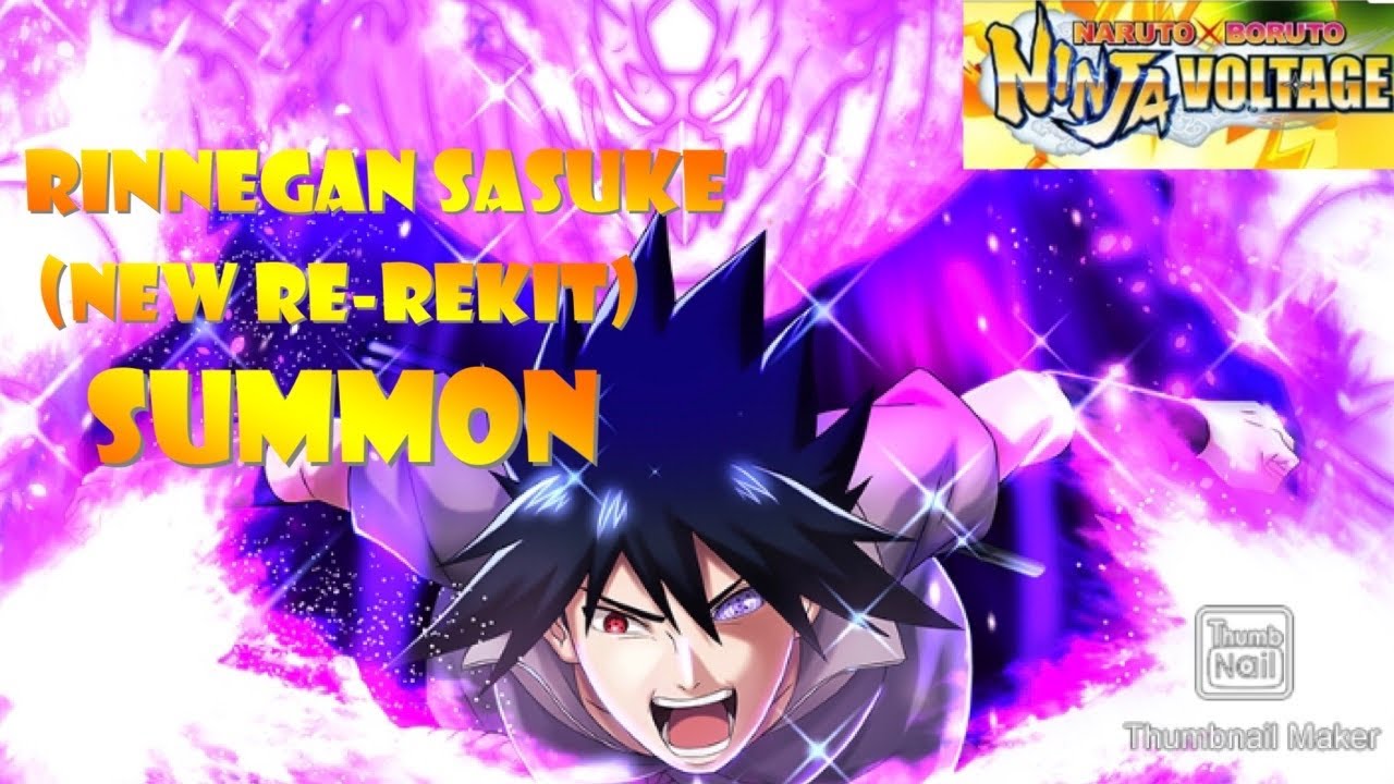 Rinnegan Sasuke (New Re-Rekit) Summon | Naruto X Boruto Ninja Voltage