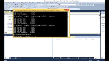 Download Complex Number Overload C++