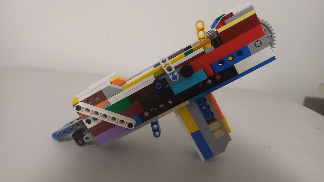 Lego Full Auto Micro Uzi + Instructions - YouTube