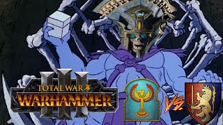 THE BONE GIANT! Tomb Kings vs Bretonnia - Total War Warhammer 3