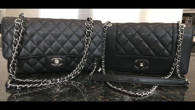 Chanel Black Lambskin Quilted Citizen Small Flap Chain Bag