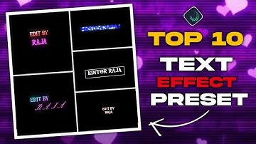 Top 10 alight motion text animation presets | xml text❘ text alight motion preset download free