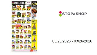 Stop & Shop Weekly Ad - 03/20/2026 - 03/26/2026