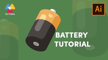3d Battery tutorial in Adobe illustrator : Very easy tutorial for beginner