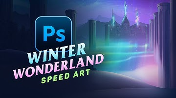 I Created WINTER WONDERLAND in Photoshop