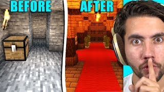 I Secretly Upgraded The Inside Of A Subscribers Base | Minecraft House Flippers E14