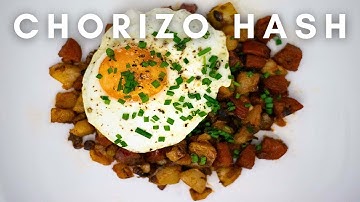 Chorizo Hash | The most DELICIOUS lunch recipe