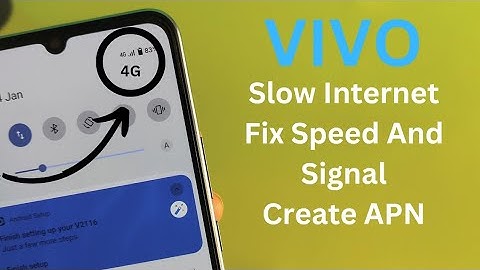 Vivo Y02 Slow Internet Data Only Show Not Work Proper | Fix With APN 2023
