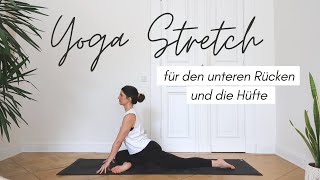 Yoga Stretch für den unteren Rücken &amp; die Hüfte | Anspannung lösen in 20 Minuten
