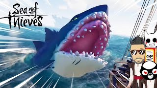 МНЕ КАЖЕТСЯ, ЧТО НАШЕМУ КОРАБЛЮ КОНЕЦ... НА НАС НАПАЛА ГИГАНТСКАЯ АКУЛА В SEA OF THIEVES