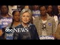 Hillary clinton comes on strong in new york