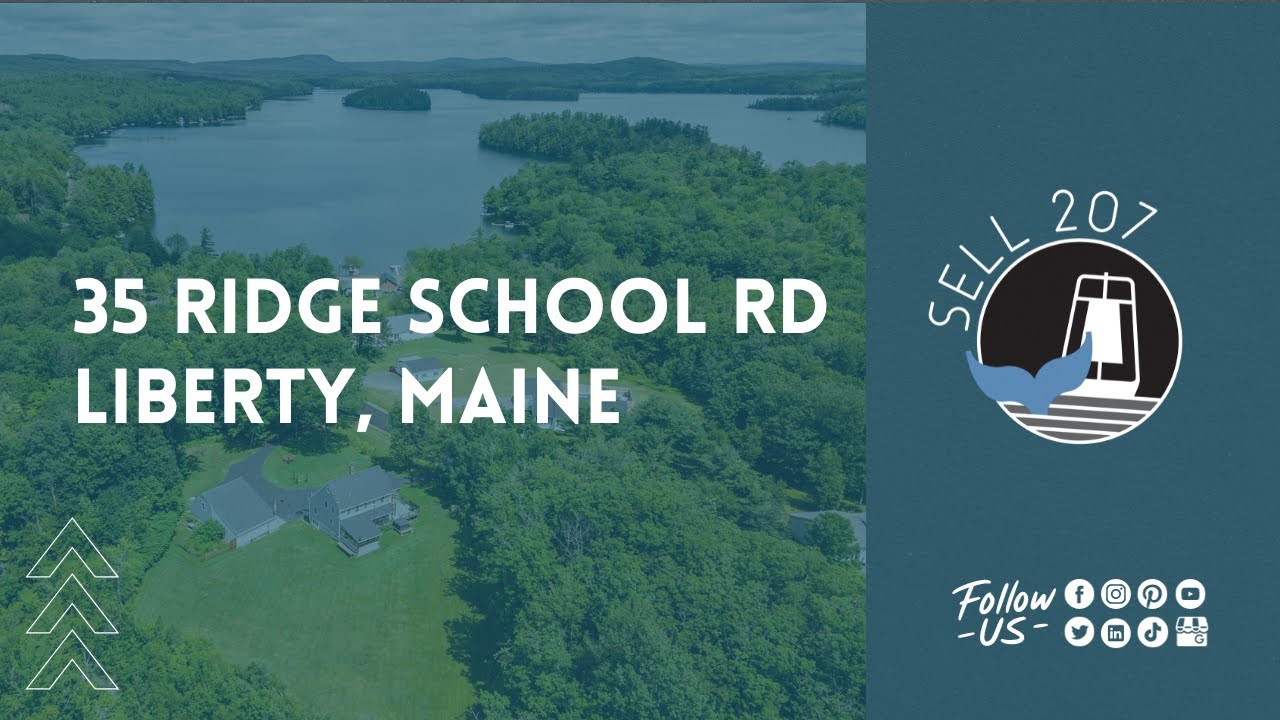 What does a Maine House look like in Liberty, Maine? YouTube