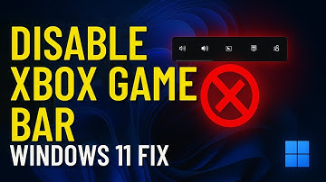 Fix Windows 11 Game Bar Popup | Remove Xbox Gaming Overlay