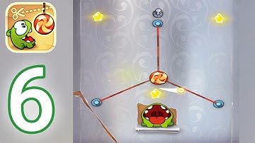 Cut The Rope - Gameplay Walkthrough Part 6 - Foil Box Level 16 - 25 Completed - (iOS, Android)