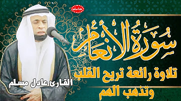 تلاوة رائعة تريح القلب والروح | سورة الأنعام (النسخة الأصلية) | عادل مسلم | Surat Al An'am