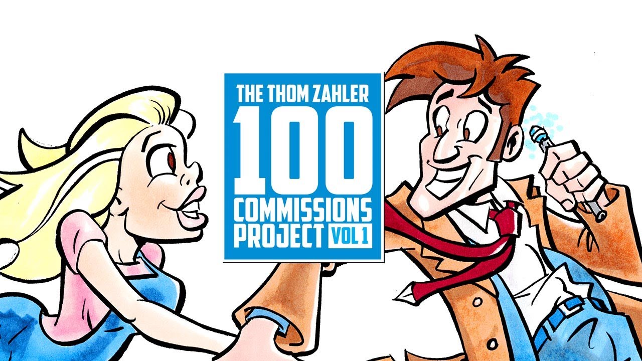 Thom Zahler 100 Commissions: Doctor and Rose