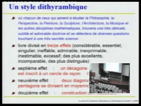 Le nombre d'or : beauté des mathématiques ou mathématique de la beauté par Jean Mawhin (UCL)