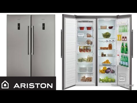 ثلاجة وفريزر أريستون توينز 8 2  8 2 سعة ضخمة وتبريد مثالي بتصميم عصري