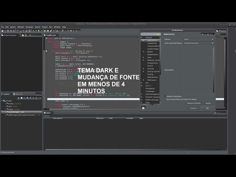 Eclipse IDE: Como configurar o tema escuro