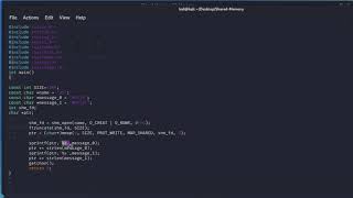 Chapter 03 - Lesson 05 - Example of IPC using POSIX Shared Memory