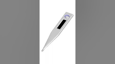 Clinical Digital Thermometer design #shorts