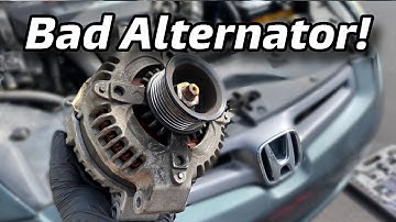 Car Shutdown! Alternator Replacement for a 2005 Honda Accord