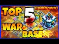 TOP5 TH13 WAR BASE 2021|TH13 BEST ANTI 2 STAR WAR BASE - Mini hound gaming