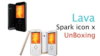 Lava  Spark icon x Unboxing