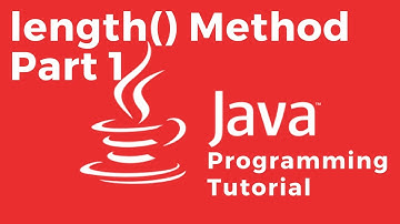How to find the length of a String using the Java String length() method - Java Tutorial