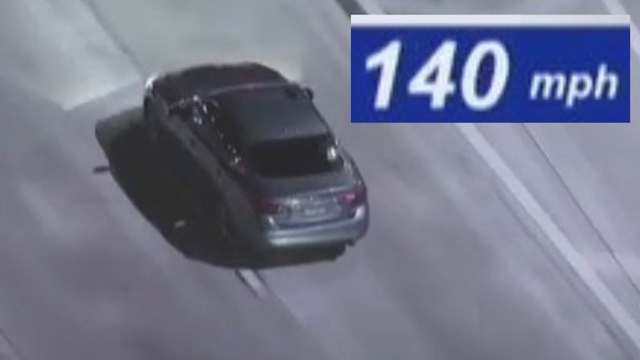 Police chase driver on LA freeways - YouTube