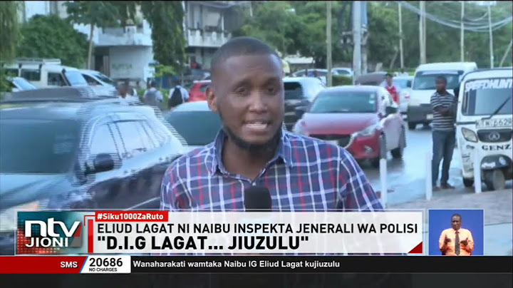 DIG Eliud Lagat atakiwa kung’atuka ofisini kutokana na mauaji ya Albert Ojwang