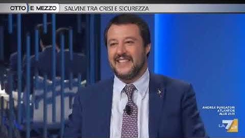 MATTEO SALVINI SU OTTO E MEZZO (LA7, 07.11.2018)