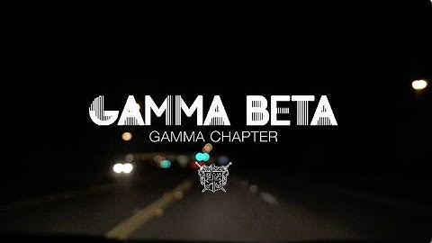 TAMU | Gamma Beta Fall 16