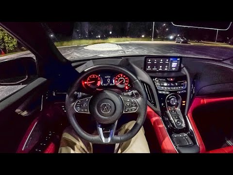 2025 Acura Rdx A-spec Advance - Pov Night Drive (binaural Audio)
