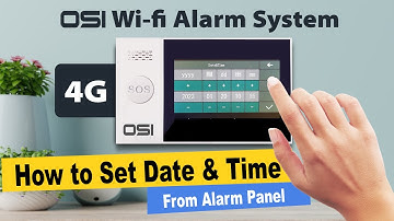 OSI 4G Wi-Fi Alarm System - How to Set Date & Time // OSI Go Direct