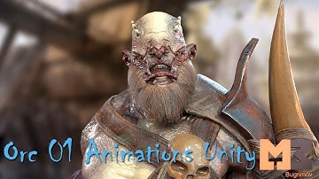 Orc 01 Animations Unity