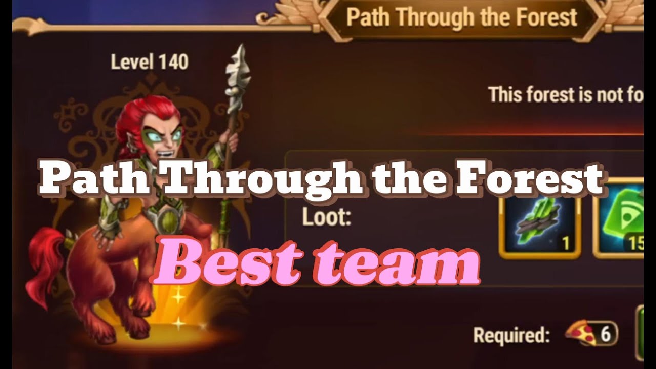 Path Through The Forest Best Team Hero Wars Dominion Era