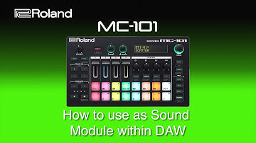 Roland MC-101 - How to use as a Sound Module within DAW