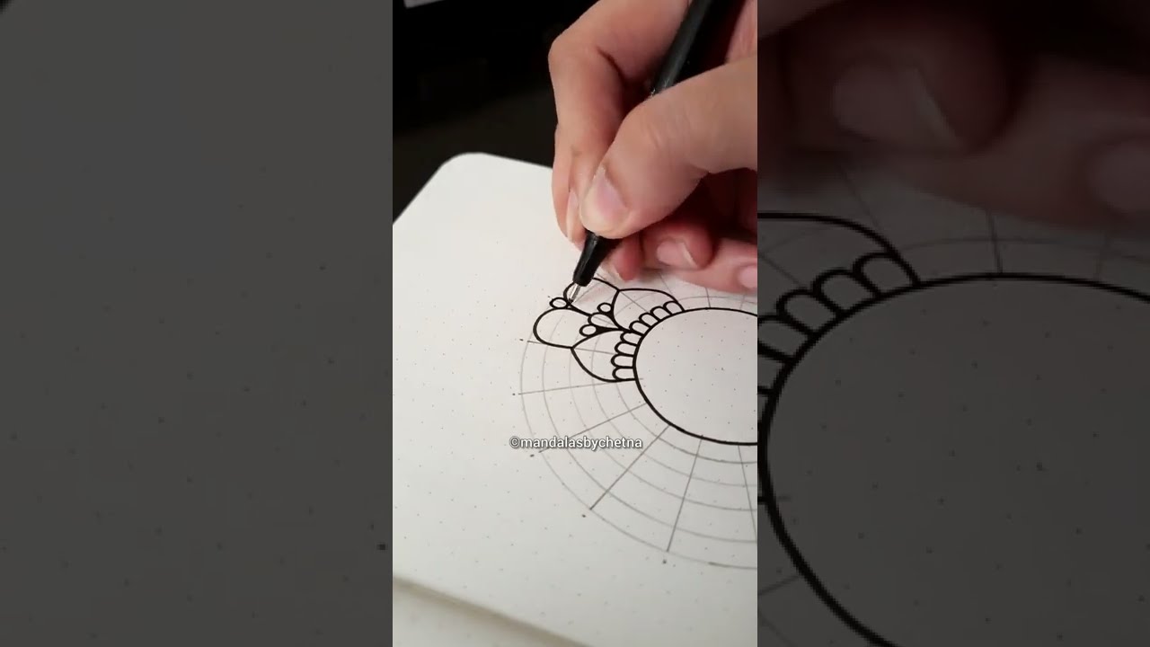 Easy Mandala Tutorial Patterns Mandalasbychetna Mandalaart Mandalapatterns