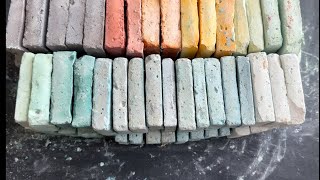 60+ REFORMED GYMCHALK BARS || SOFT AND CRUNCHY || #asmr #gymchalk #gymchalkasmr #sleepaid #sleepaid