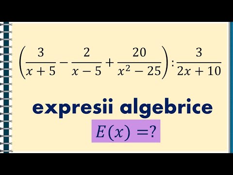 Video: Diferența Dintre Expresiile Algebrice și Ecuațiile